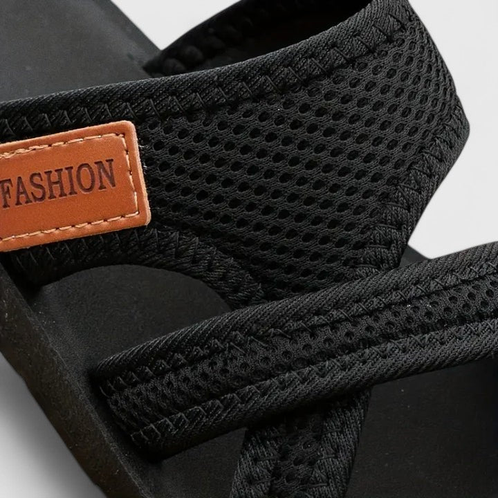 Womens Comfortable Mesh Slide Sandals - Breathable Summer Slippers