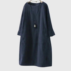 Women’s Relaxed Midi Dress with Comfortable Fit