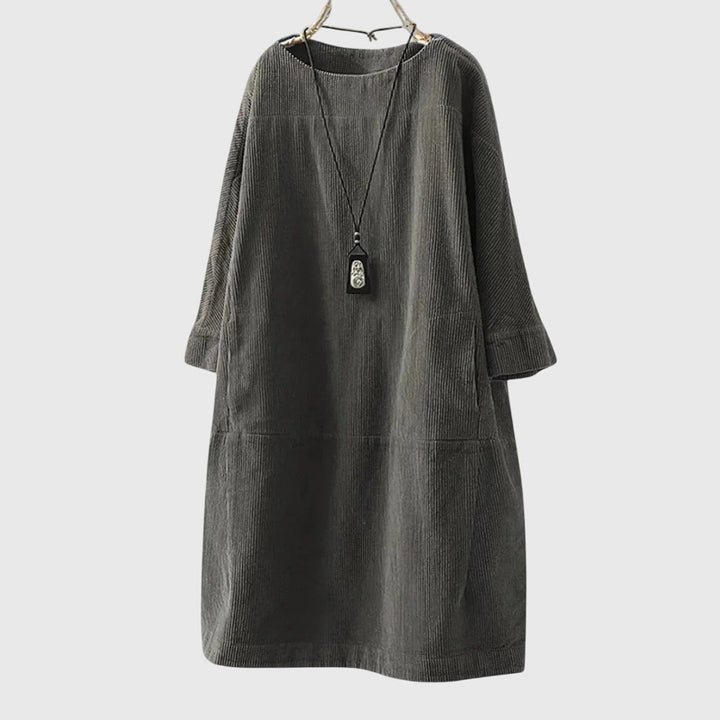 Women’s Relaxed Midi Dress with Comfortable Fit