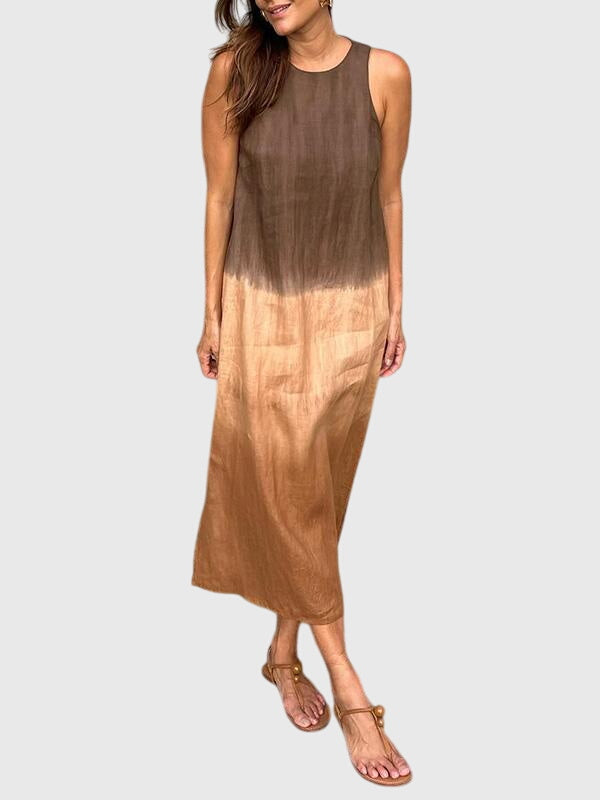 Mira | Women’s Gradient Print Dress with Loose Fit