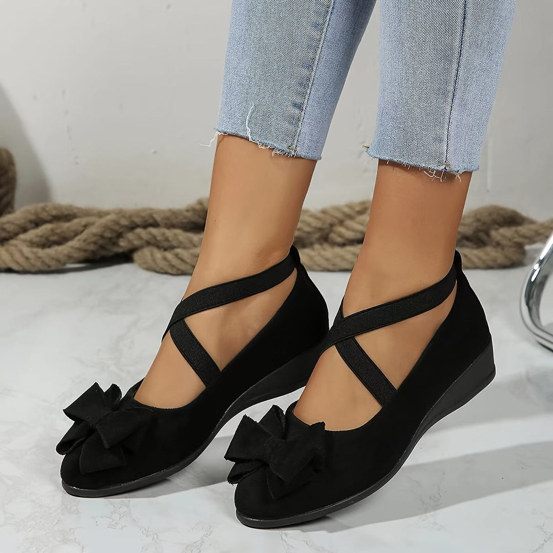 Women’s Sophisticated Flats with Wedge Sole