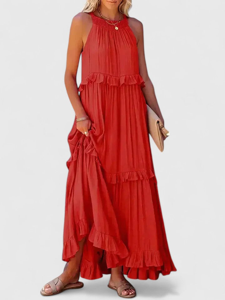 Women’s Elegant Dress with Ruffle Details