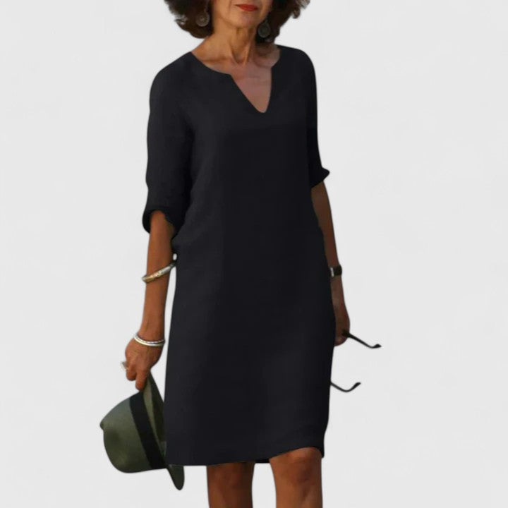Women’s V-Neck Dress with Comfortable Fit