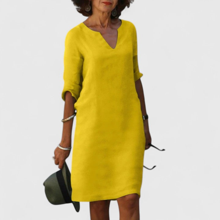 Women’s V-Neck Dress with Comfortable Fit
