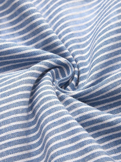 Women’s Striped Midi Dress with Pockets