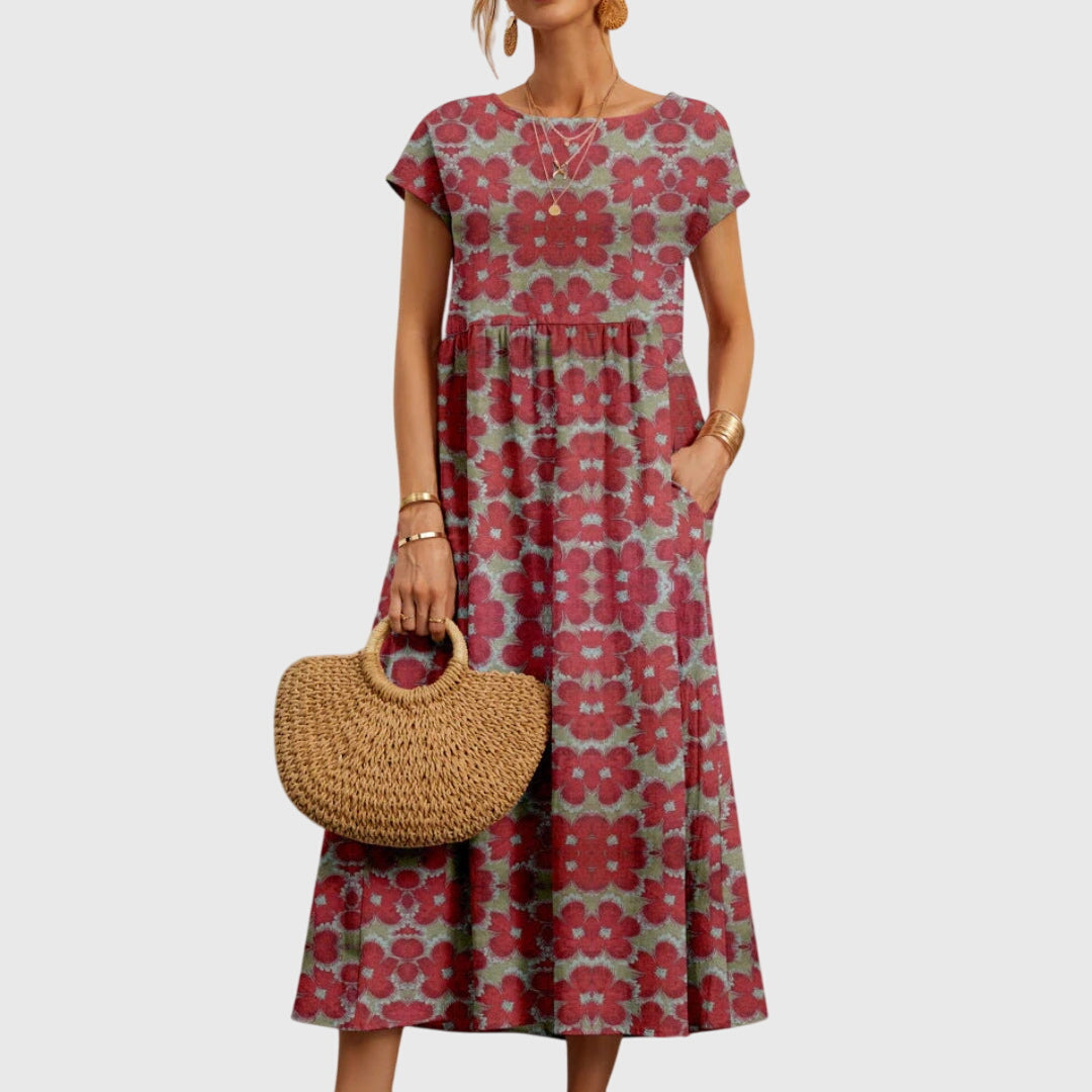 Valencia | Women’s Valencia Dress with Chic Floral Pattern