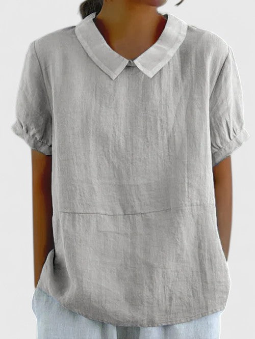 Women’s Elegant Shirt with Collar Detail