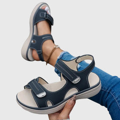 Women's Orthopedic Walking Sandals with Arch Support – Comfortable Sporty Platform Sandals
