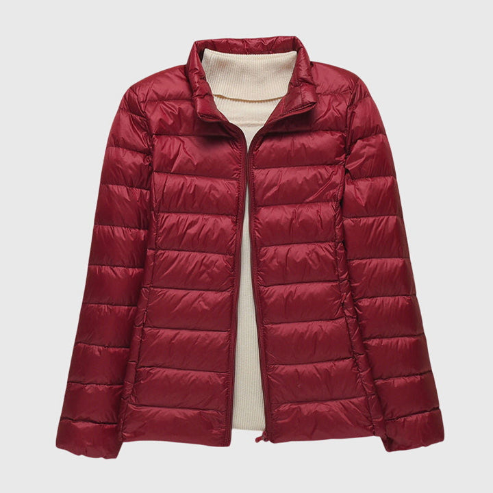 Women’s Ultra-Light Quilted Jacket with Windproof Waterproof