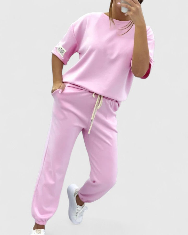 Gloria | Women’s Comfortable Set with Half-Moon Sleeve Top