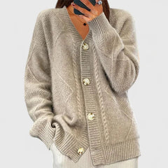 Women’s Comfortable Cardigan with V-Neck