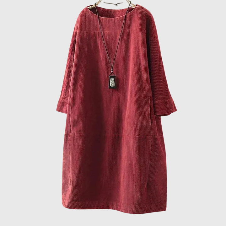 Women’s Relaxed Midi Dress with Comfortable Fit