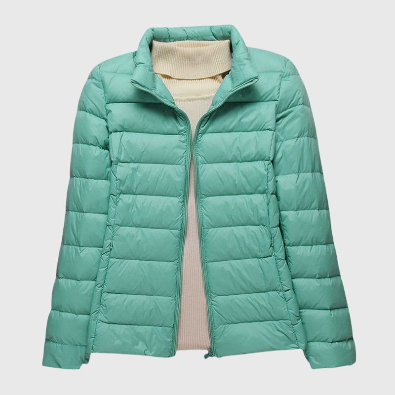 Women’s Ultra-Light Quilted Jacket with Windproof Waterproof