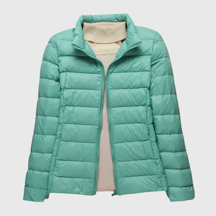 Women’s Ultra-Light Quilted Jacket with Windproof Waterproof