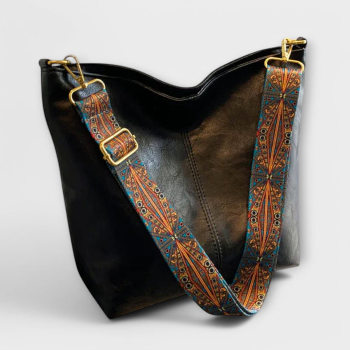 Women’s Vintage Bag with Adjustable Embroidered Strap