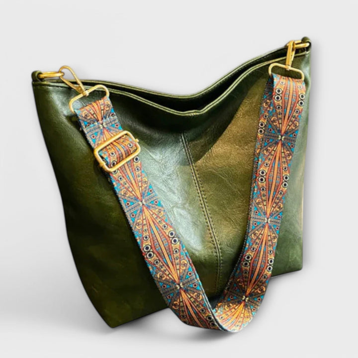 Women’s Vintage Bag with Adjustable Embroidered Strap