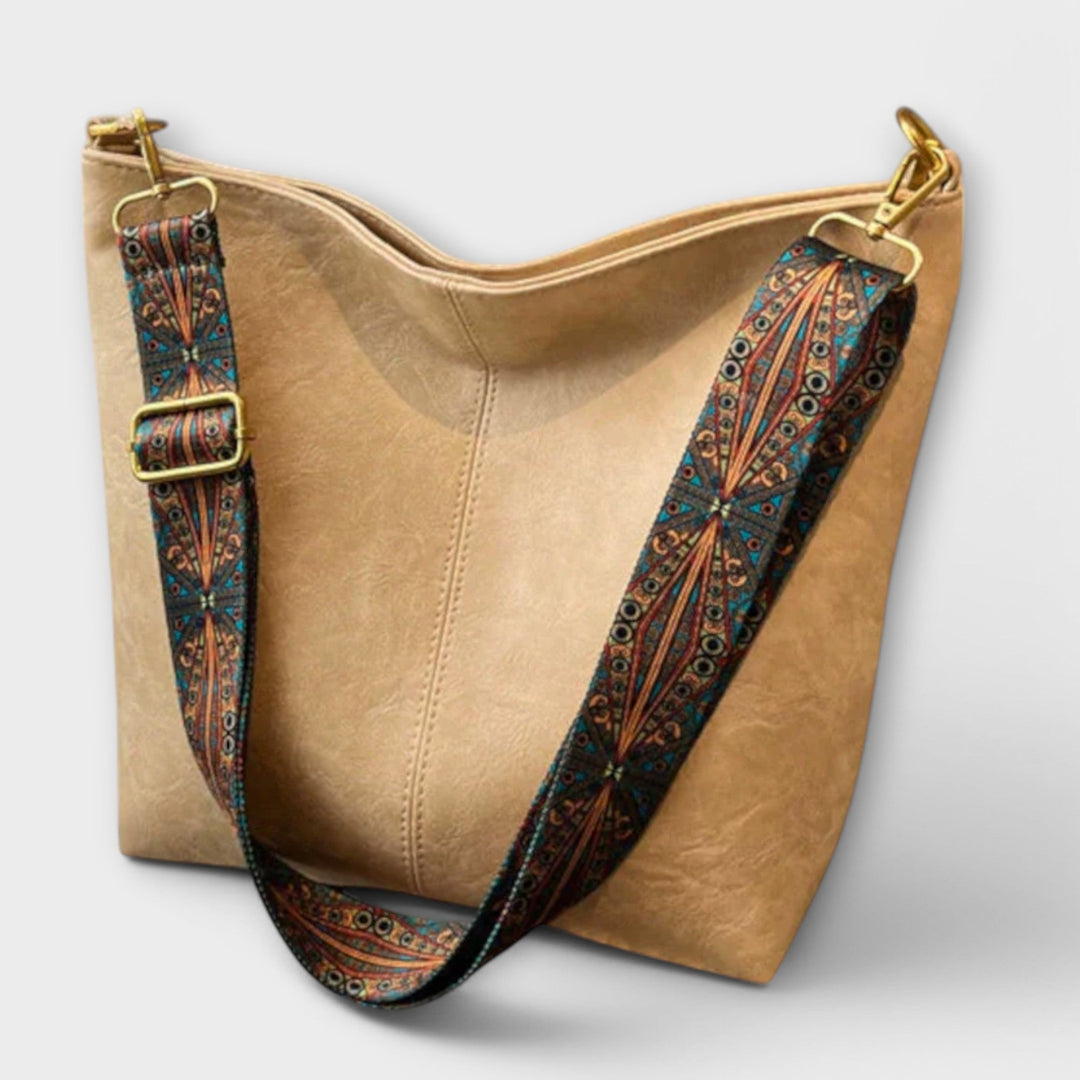 Women’s Vintage Bag with Adjustable Embroidered Strap