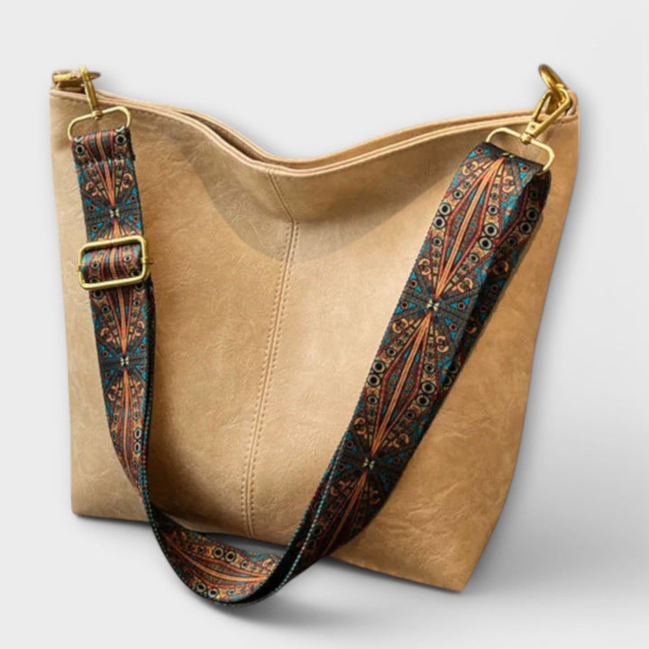Women’s Vintage Bag with Adjustable Embroidered Strap