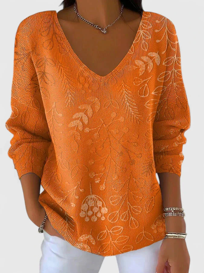 Aislynnne | Women’s Sophisticated Top with V-Neck