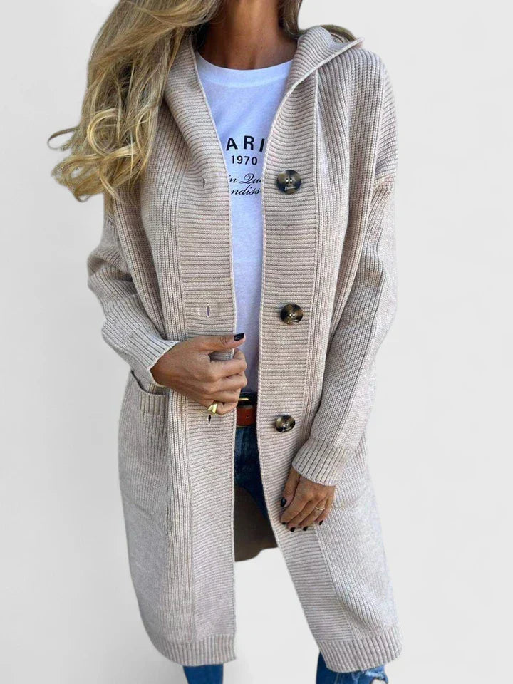 Women’s Cozy Cardigan with Button Closure