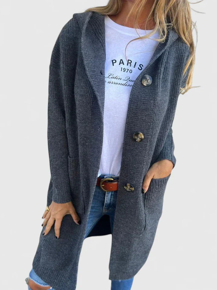 Women’s Cozy Cardigan with Button Closure