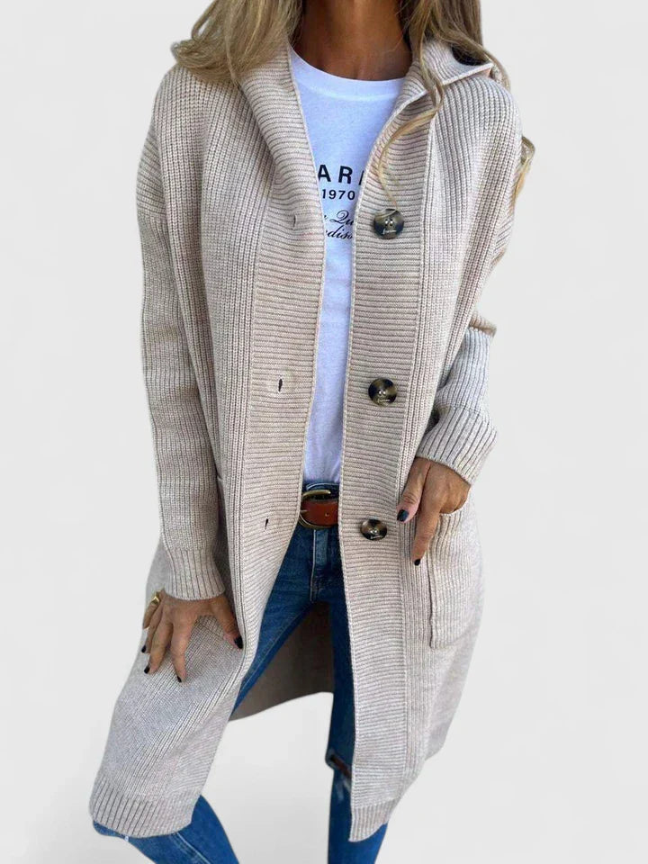 Women’s Cozy Cardigan with Button Closure