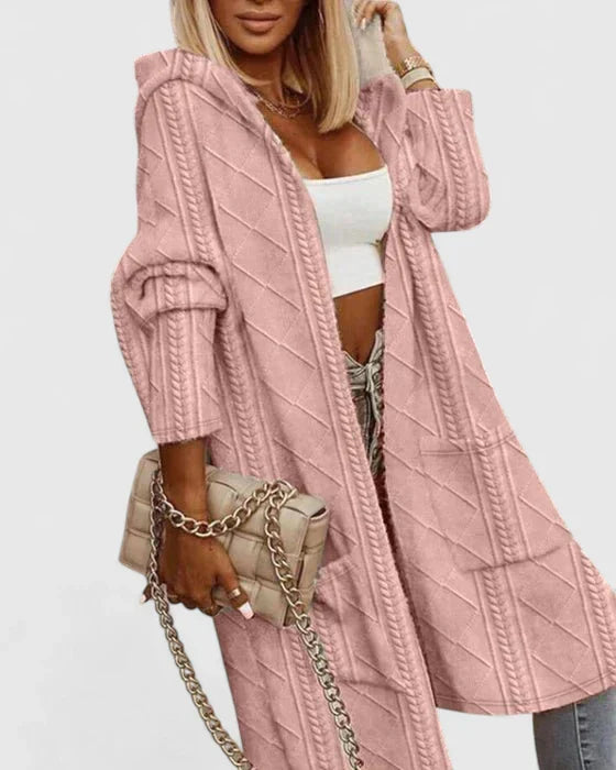 Women’s Longline Cardigan with Hood