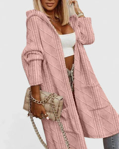 Women’s Longline Cardigan with Hood