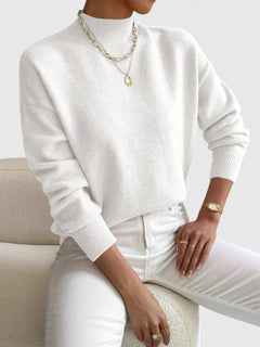 Marchelina | Women’s Elegant Turtleneck Sweater with Warm Collar