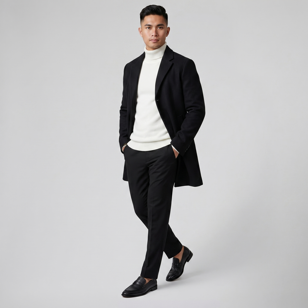 Men’s Burnished Leather Penny Loafer | Olamil