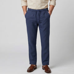 Men's Pants, Elastic Waist Straight Leg