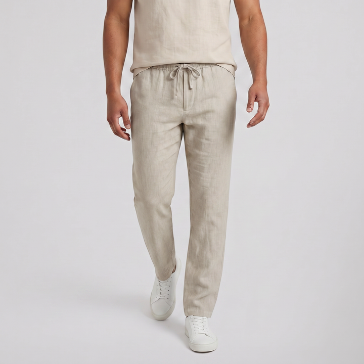 Men’s Relaxed Drawstring Summer Trousers | Olamil