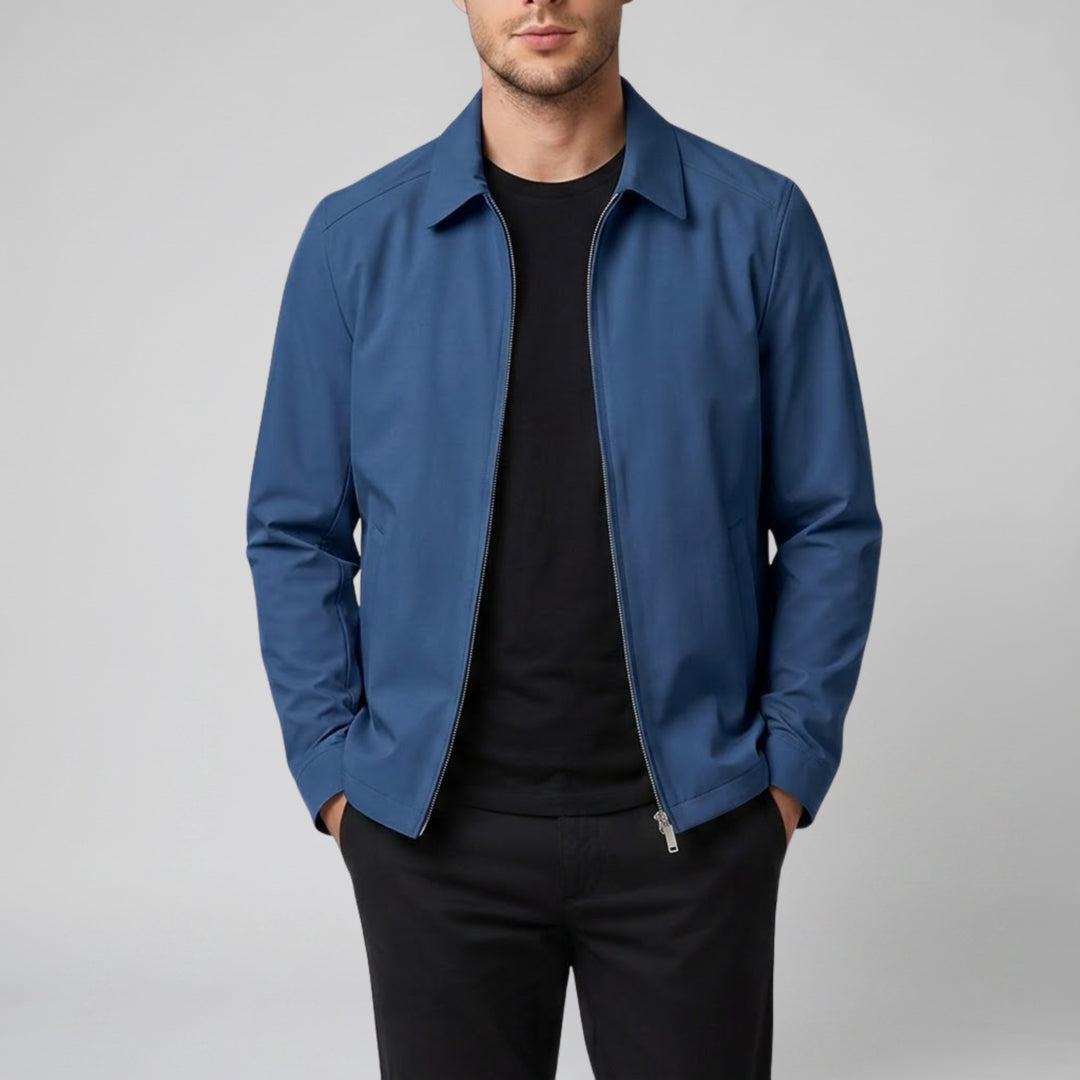 Men’s Herringbone Casual Lapel Blazer | Olamil