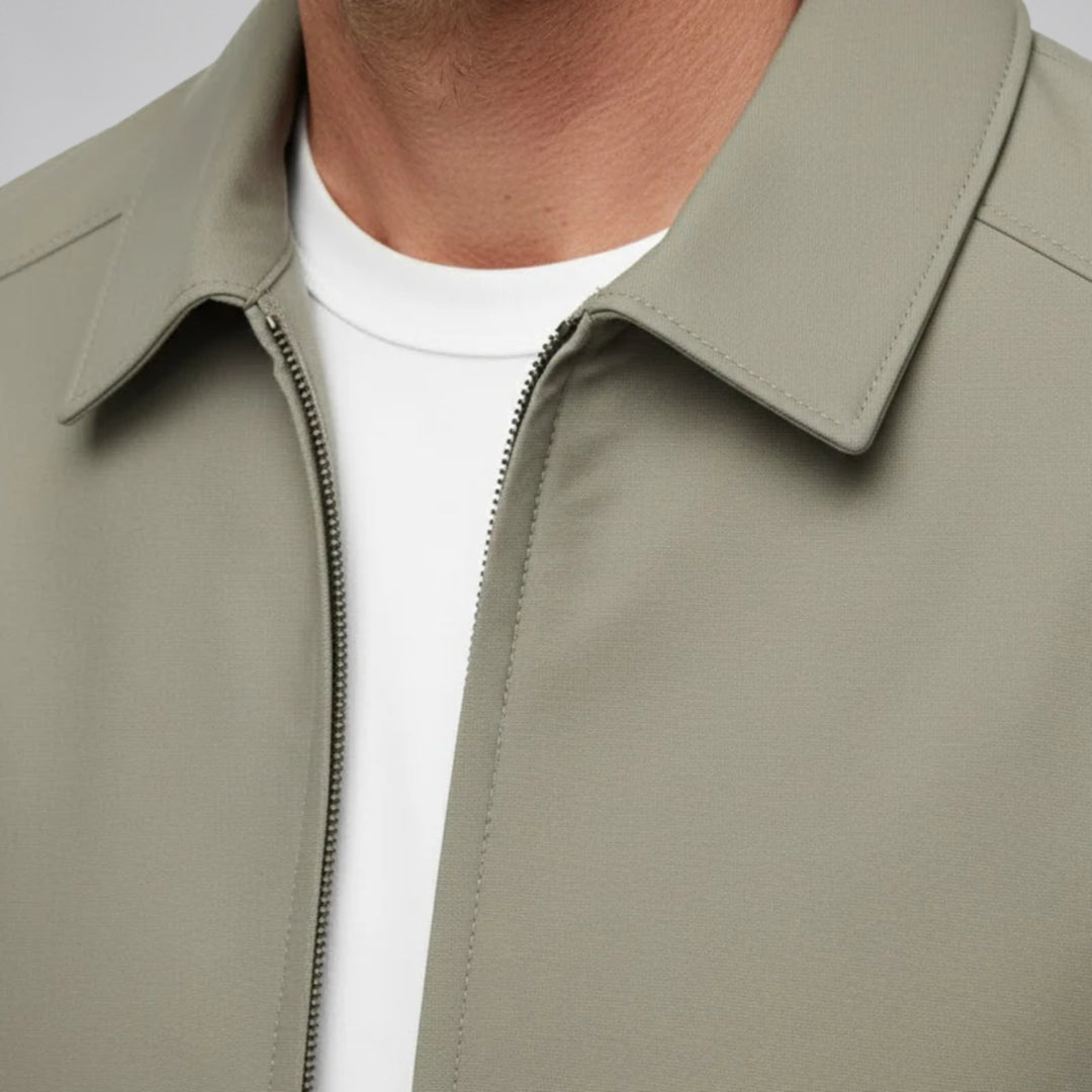 Men’s Herringbone Casual Lapel Blazer | Olamil