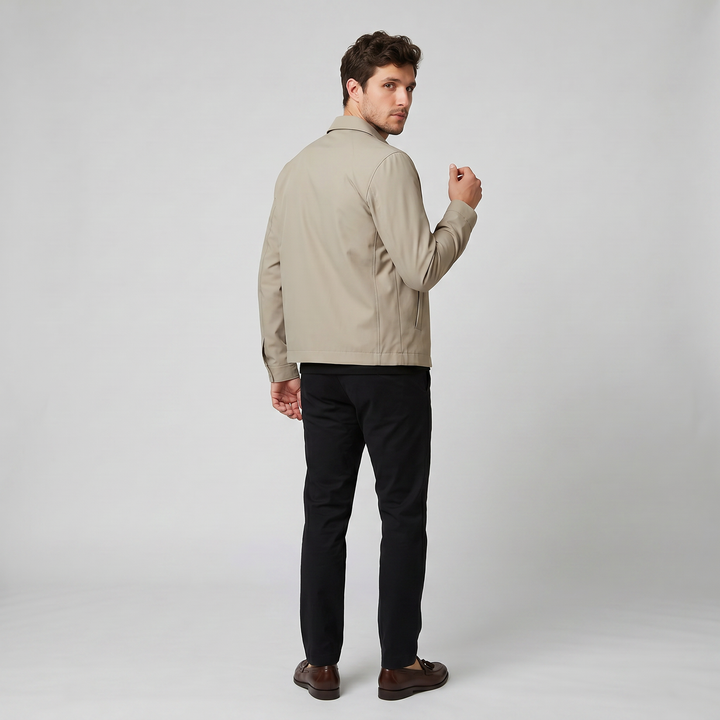 Men’s Herringbone Casual Lapel Blazer | Olamil