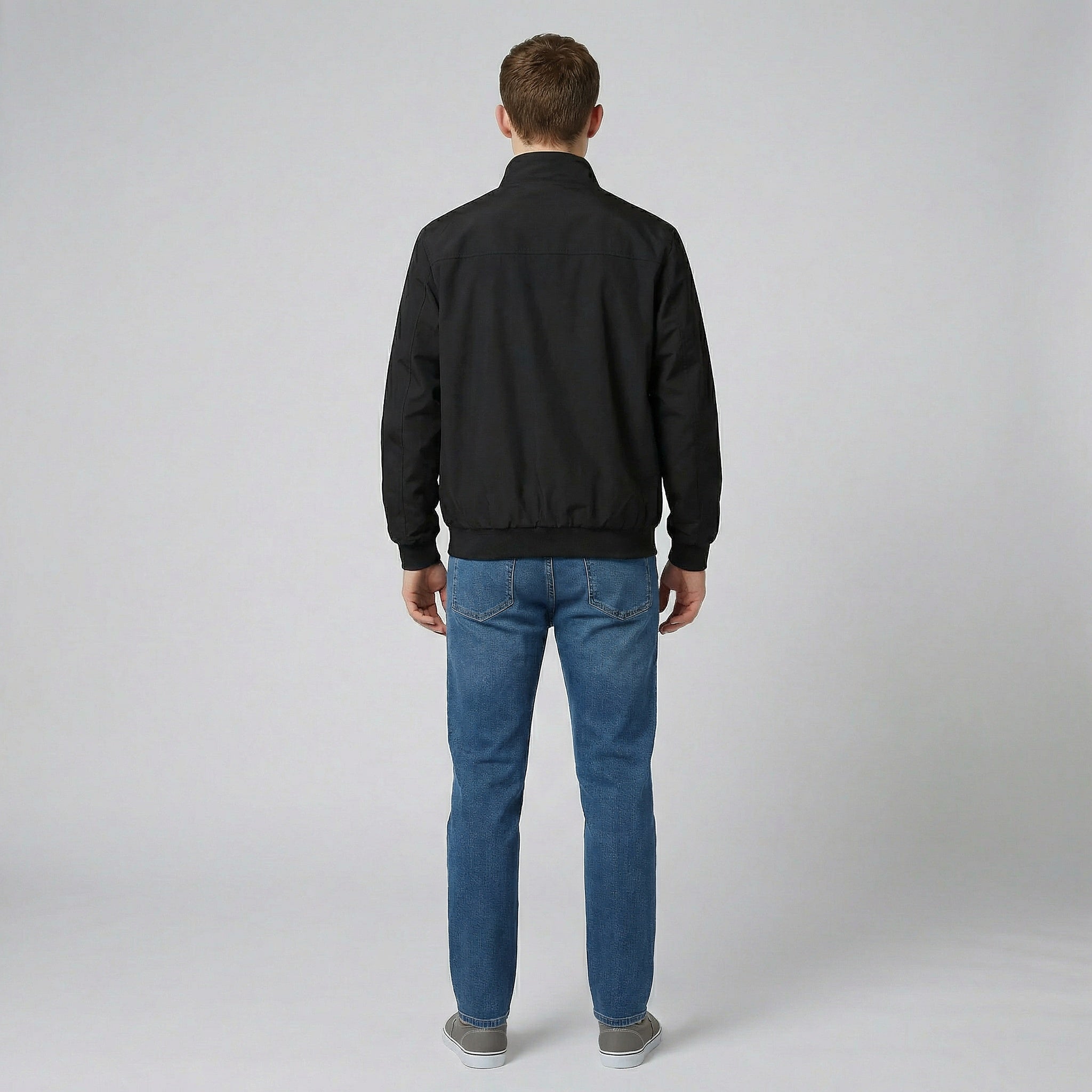 Olamil - Men's Lightweight Zip-Up Bomber Jacket