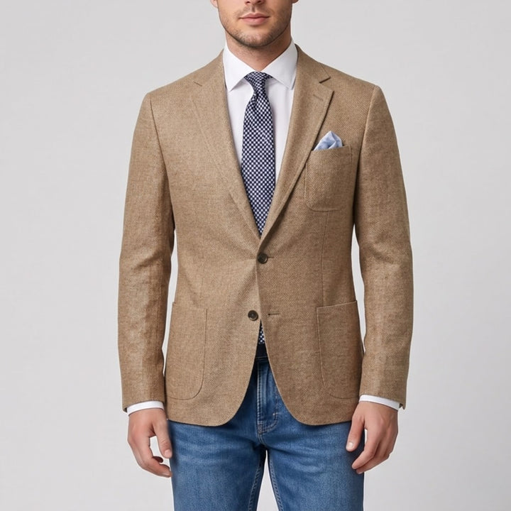 Men’s Linen-Blend Blazer | Olamil