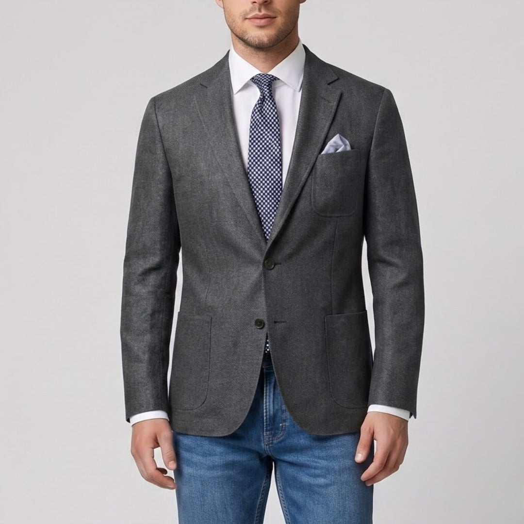 Men’s Linen-Blend Blazer | Olamil