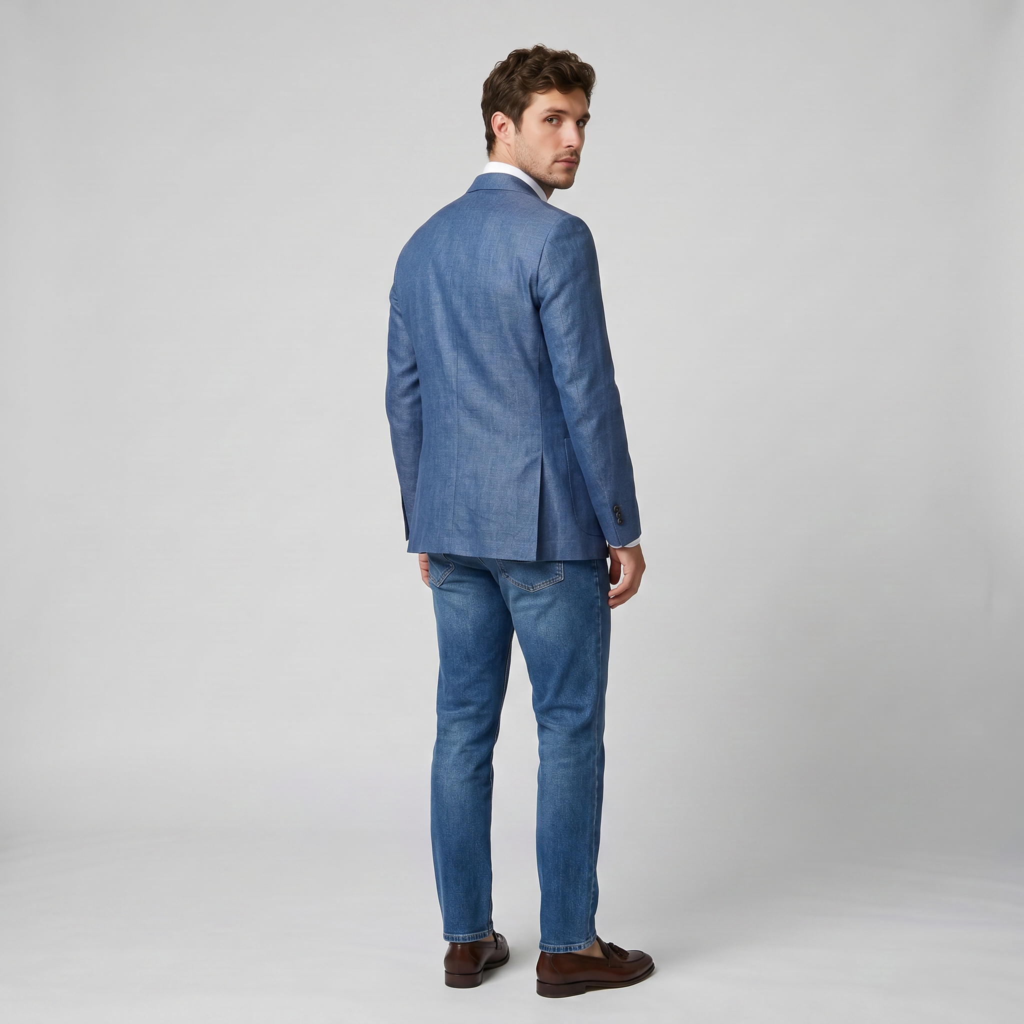Olamil- Men’s Linen-Blend Blazer