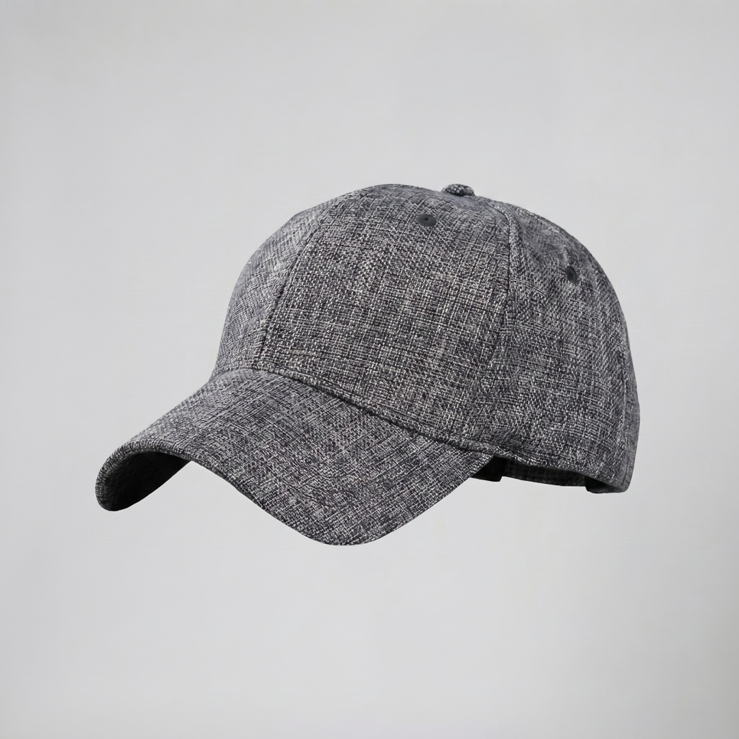 Men's Linen Blend Flat Cap | Olamil
