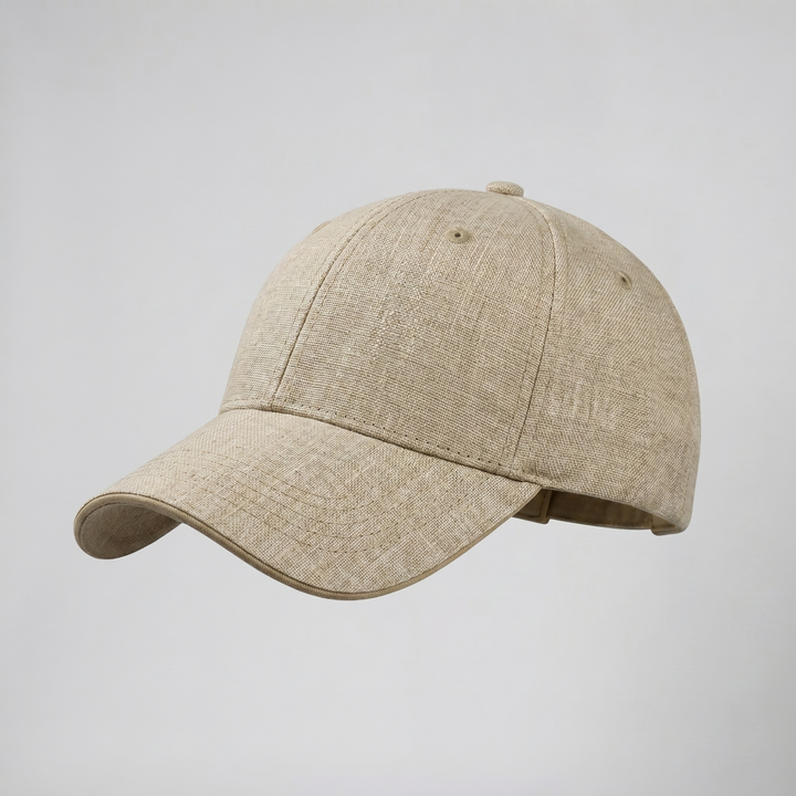 Men's Linen Blend Flat Cap | Olamil