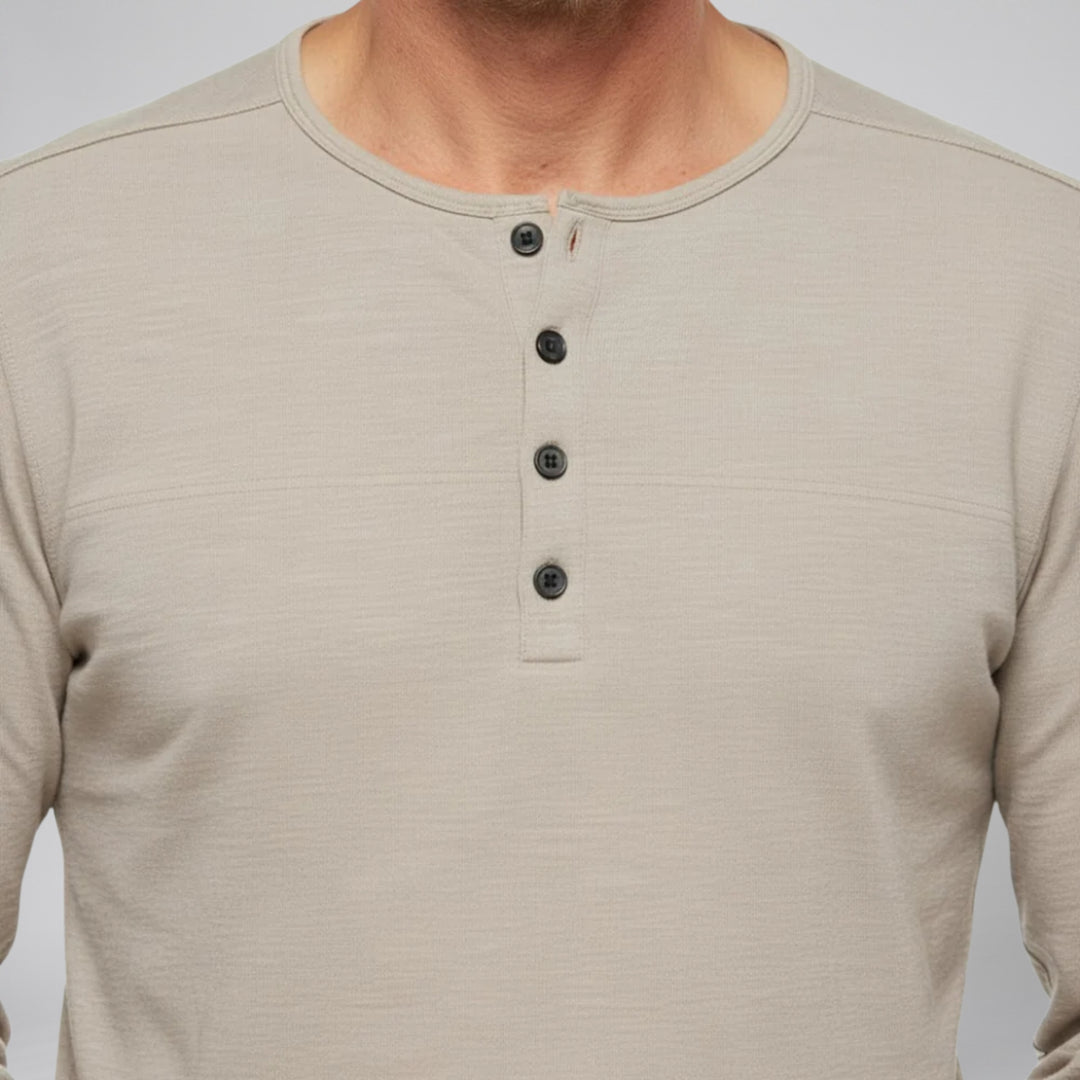 Men’s Long-Sleeve Cotton Slim-Fit T-Shirt | Olamil