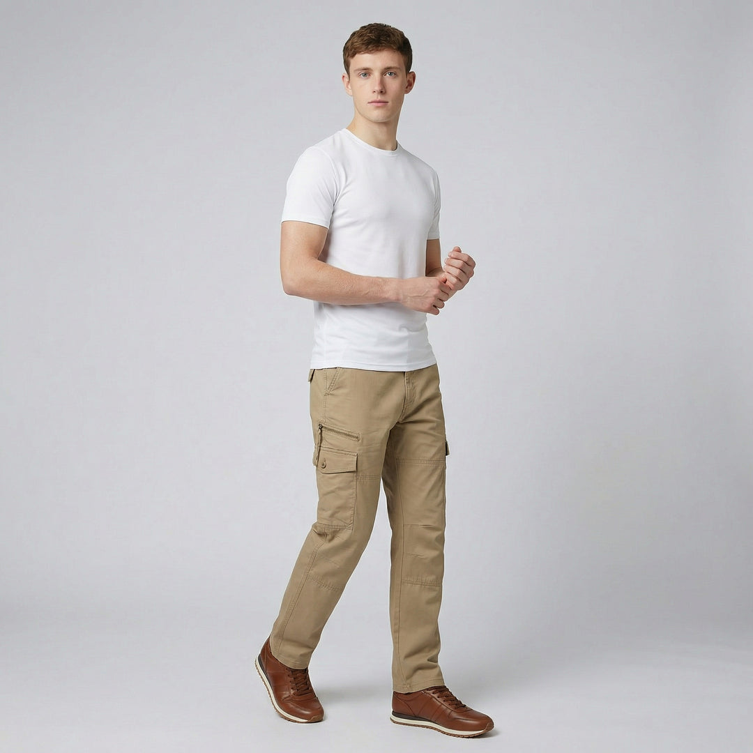 Men’s Multi-Pocket Utility Cargo Trousers | Olamil