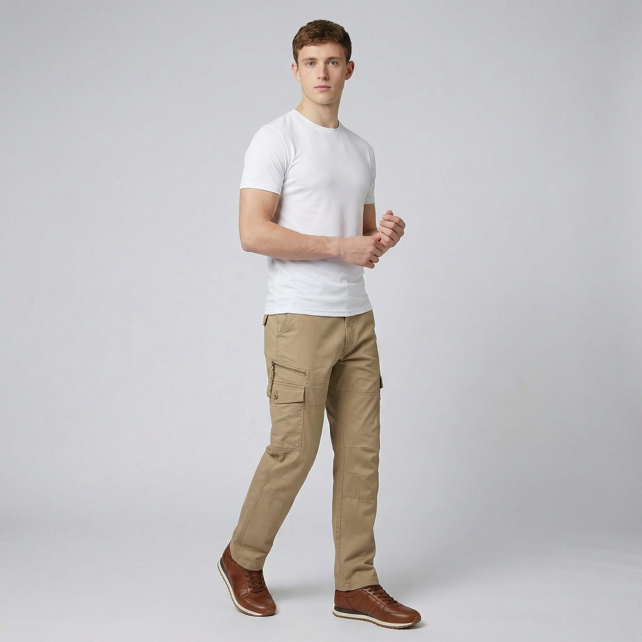 Olamil - Men’s Multi-Pocket Utility Cargo Trousers