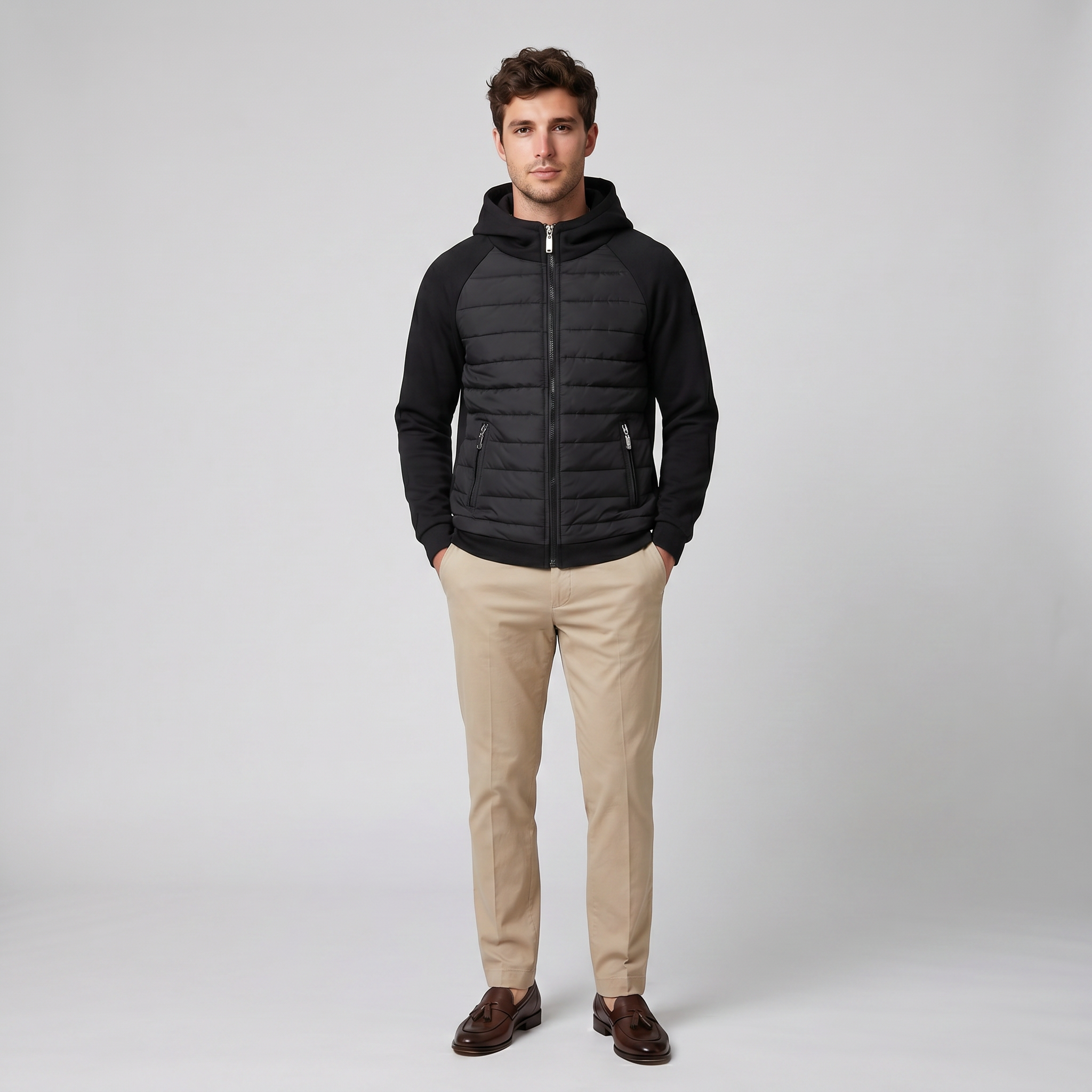 Olamil - Men’s Technical Quilted Hooded Jacket
