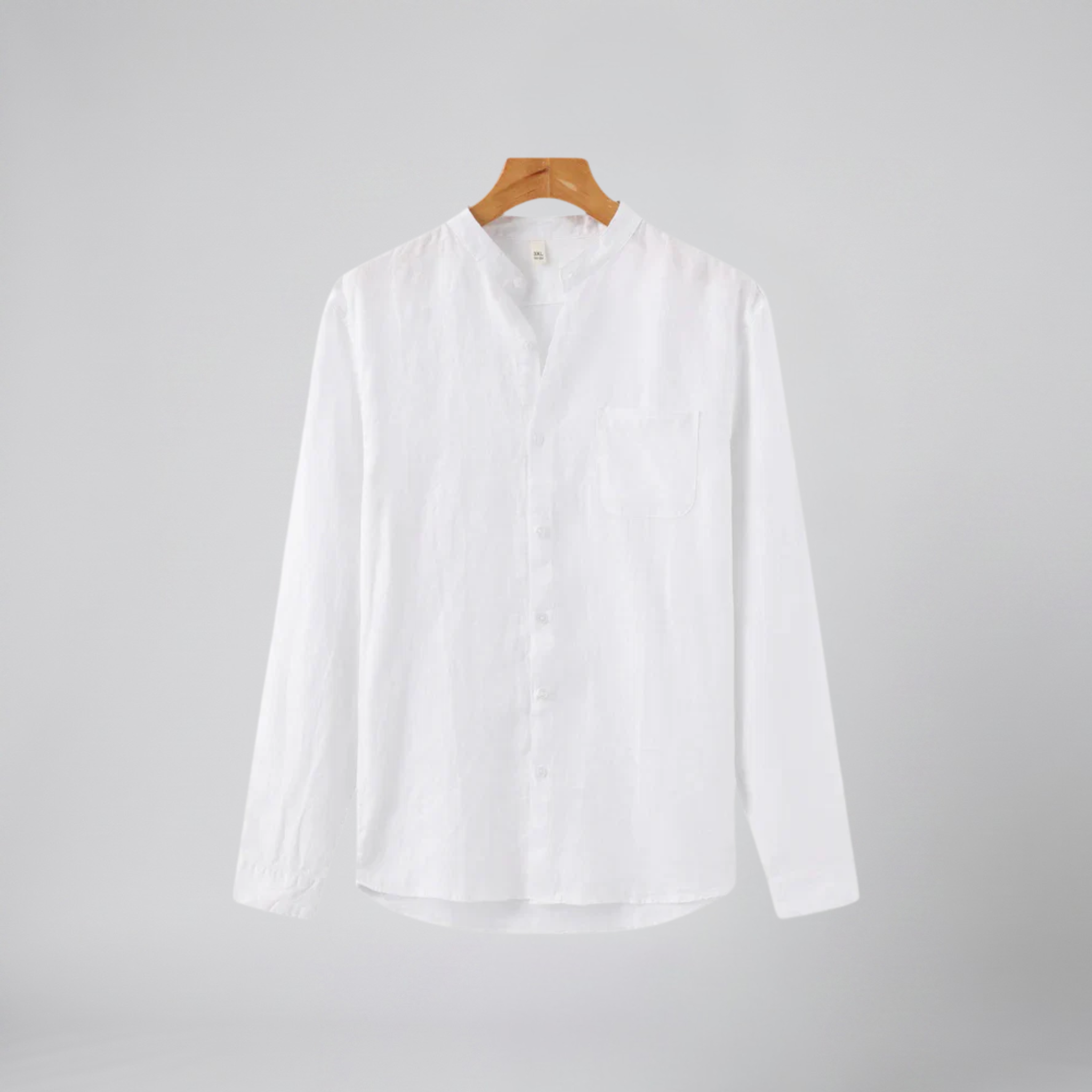 Olamil - Men’s Relaxed Linen Long-Sleeve Shirt