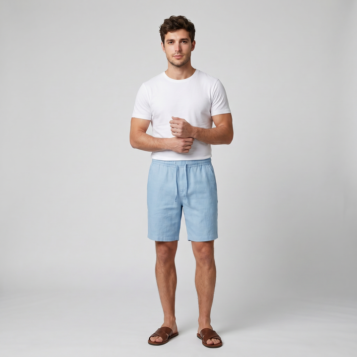 Men’s Relaxed Linen Shorts | Olamil