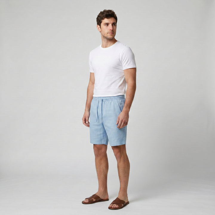 Men’s Relaxed Linen Shorts | Olamil