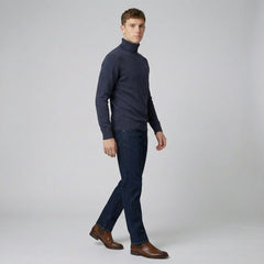 Men's Turtleneck Sweater – Ribbed Merino