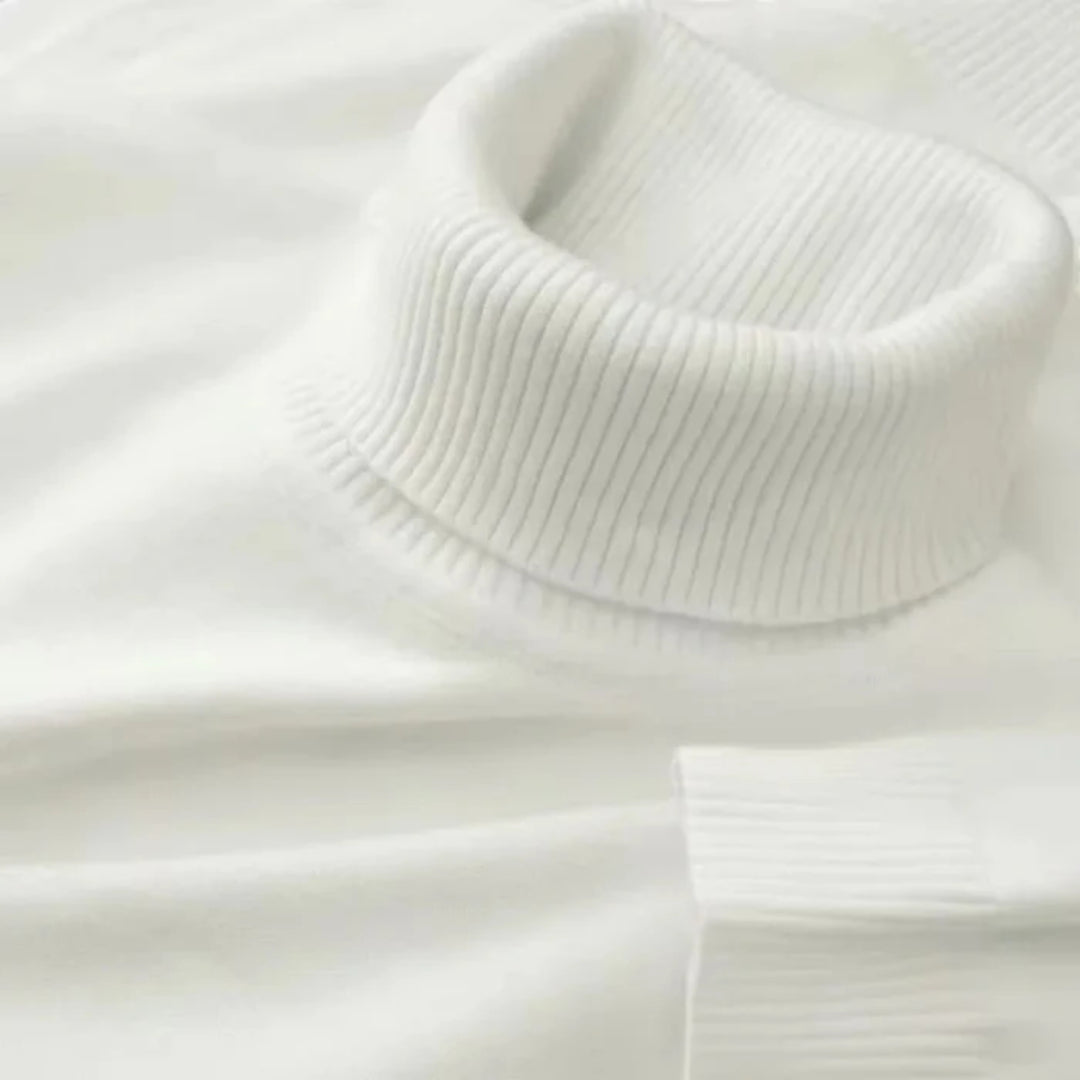 Olamil - Men’s Ribbed Merino Roll Neck Jumper